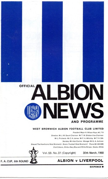 Match programme